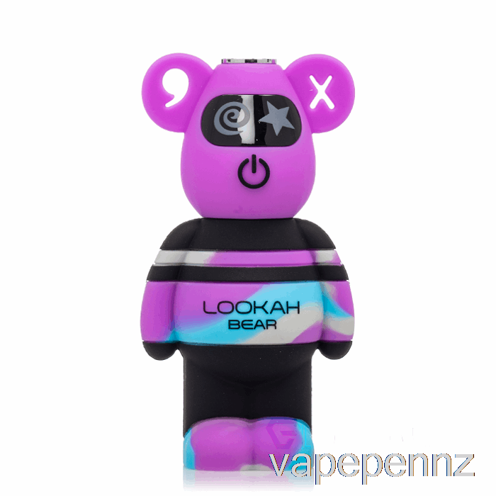 Lookah Bear 510 Battery Purple Tiedie VAPE NZ